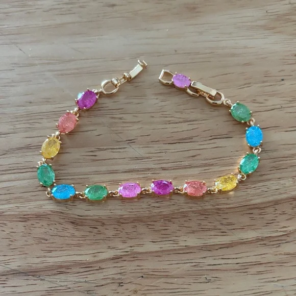 Pretty Bird Vibrant Gemstone Bracelet - Picture 1 of 3